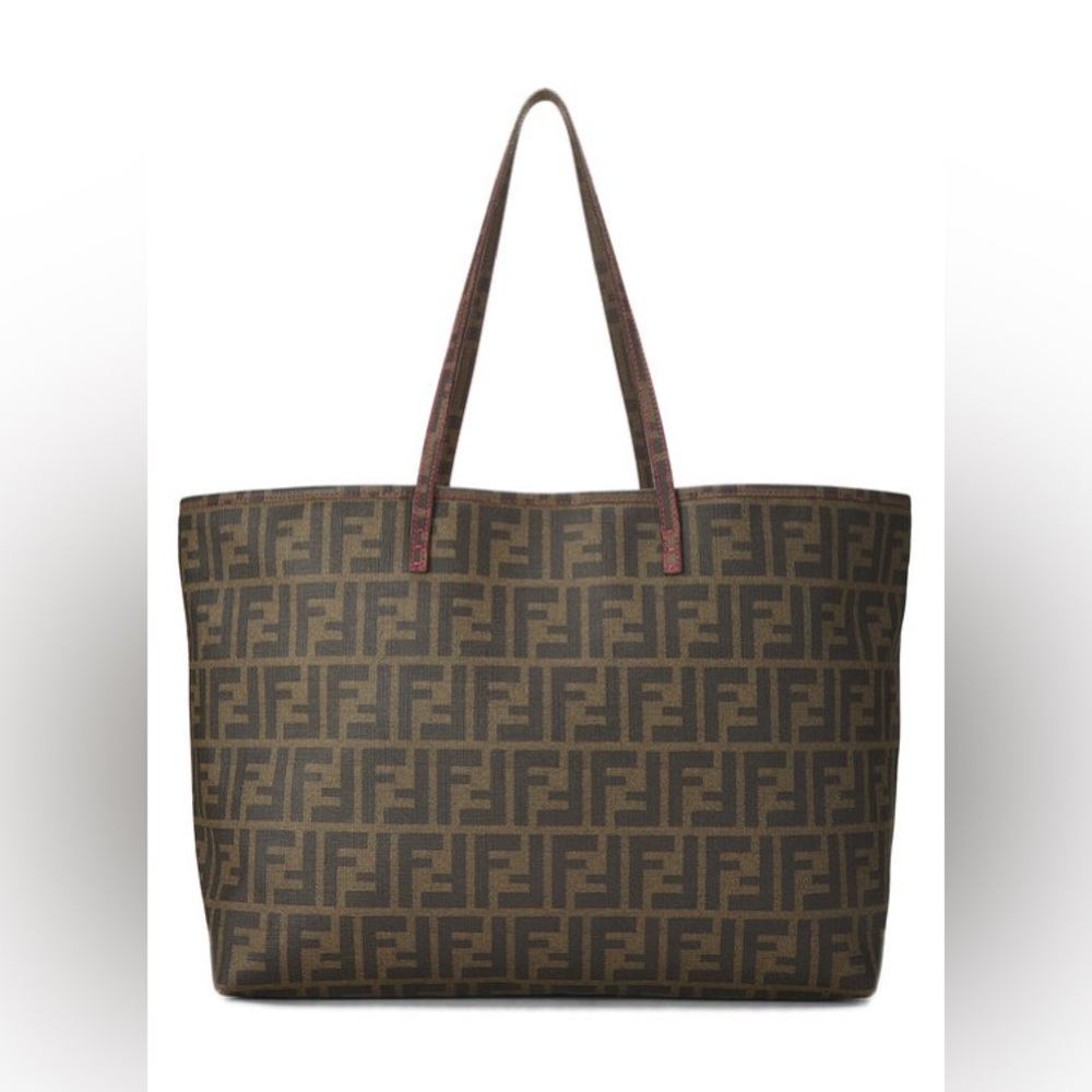 FENDI ZUCCA PRINT TOTE BAG